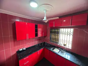 Red Kitchen Cabinets