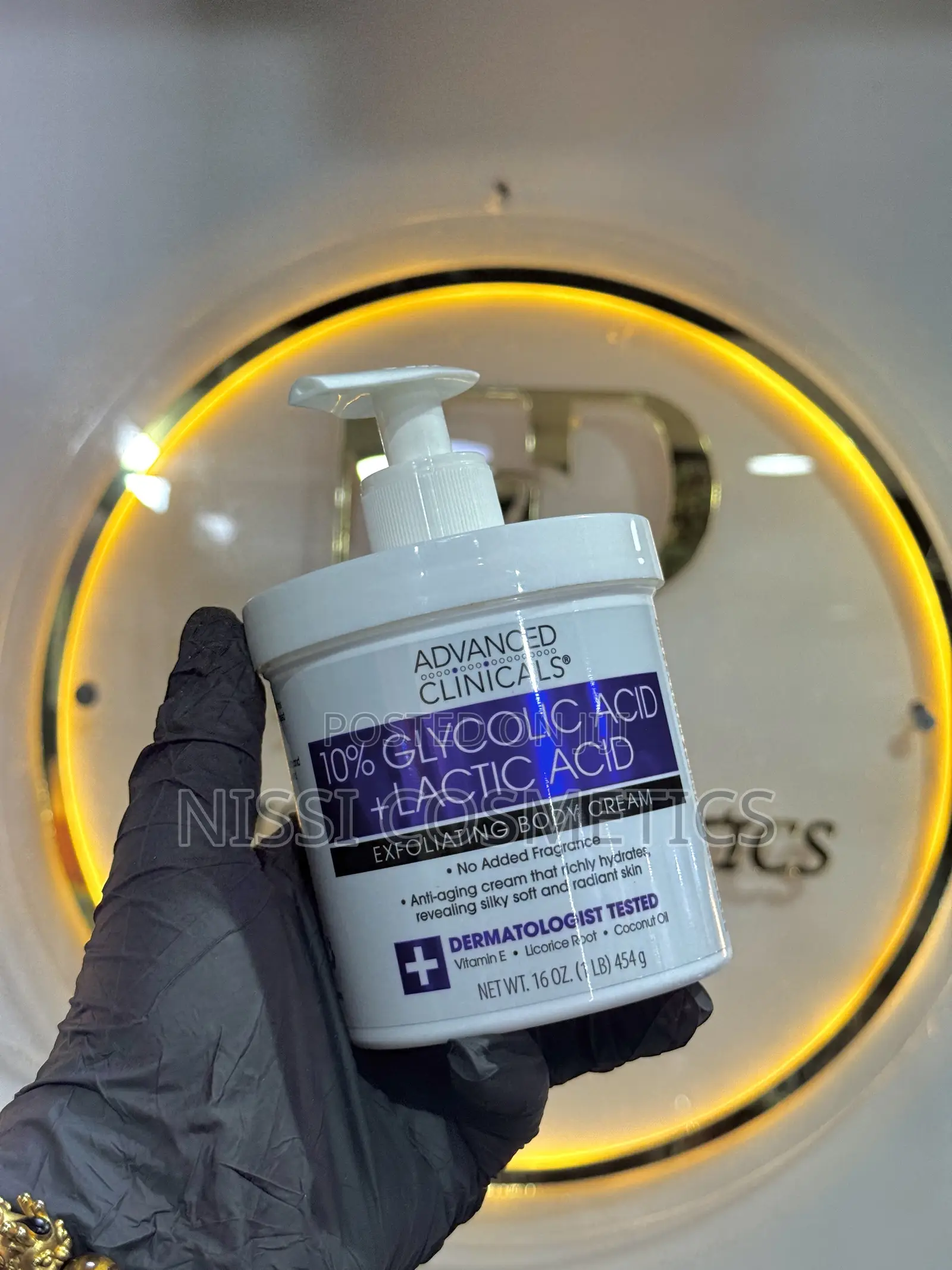 Advanced Clinicals' 10% Glycolic Acid + Lactic Acid