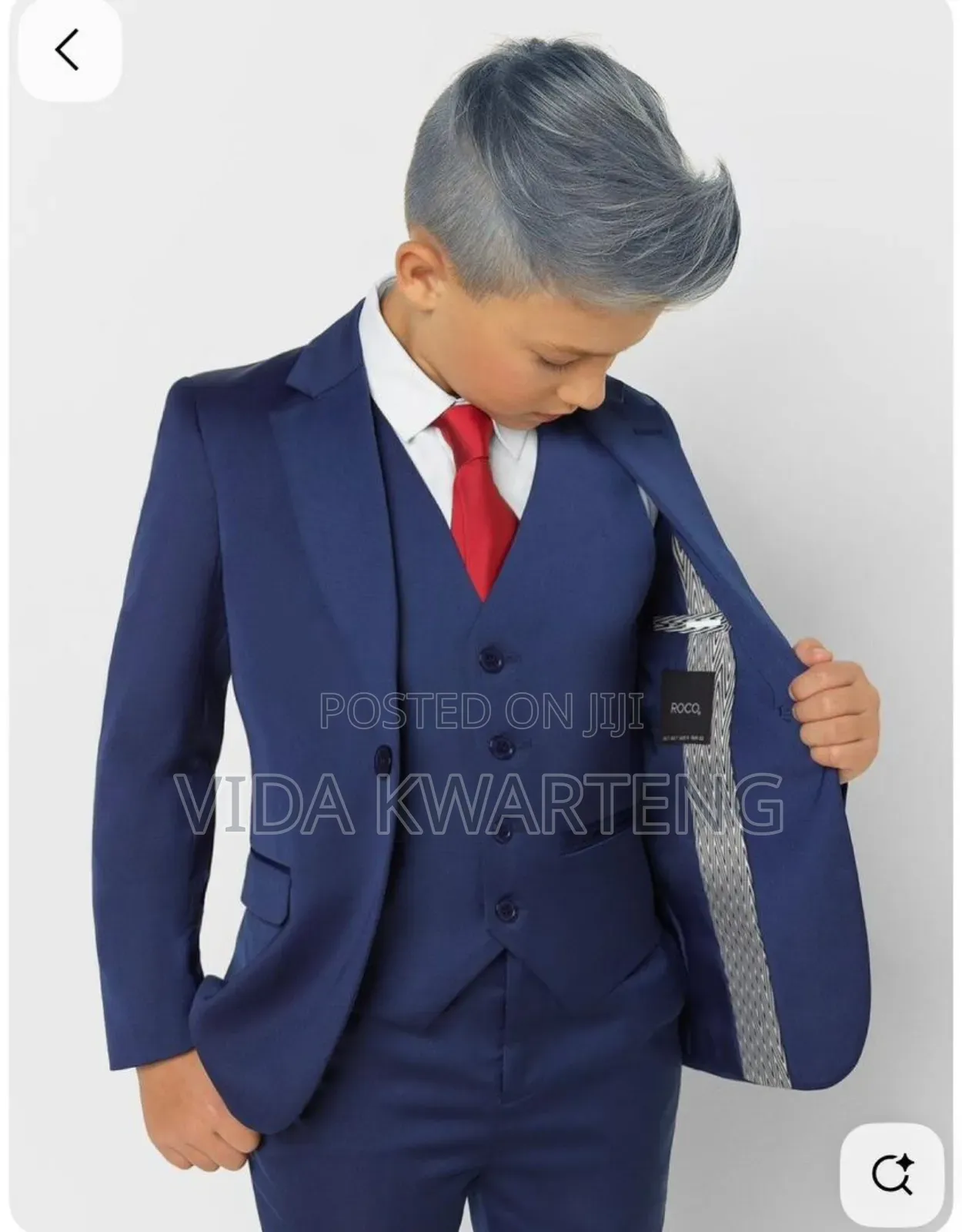 High Quality Kids Double Breasted 3 Pc's Suite
