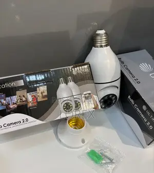 Bulb Wifi Ptz Camera 3mp Auto Human Tracking (V380 Pro App)