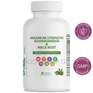 Maximum Strength Ashwagandha [ 3000mg ] + Maca Root [1000mg]