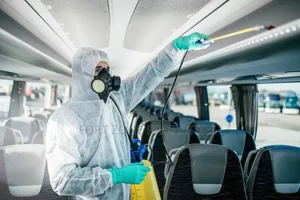 Ghana Buses Fumigation With Cleantex