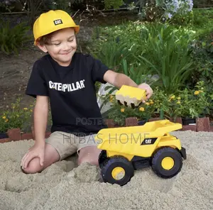 Cat Construction Toys, Dump Truck Set, Hard Hat Sand Tools