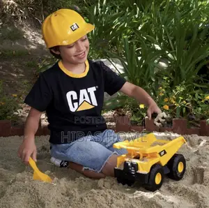 Cat Construction Toys, Dump Truck Set, Hard Hat Sand Tools