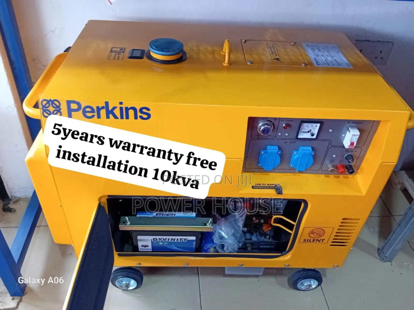 Silver Reserve Perkins Generator Diesel Engine 10kva
