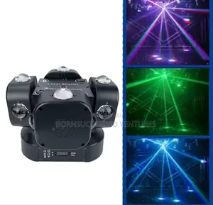New Arrival Rotating Beam Laser Moving Head Light RGBW 4in1