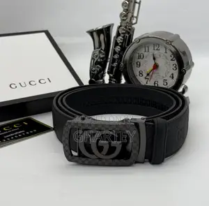 Gucci Designer Buckle Zip Lock Belt