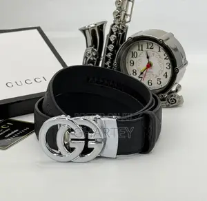 Gucci Designer Buckle Zip Lock Belt