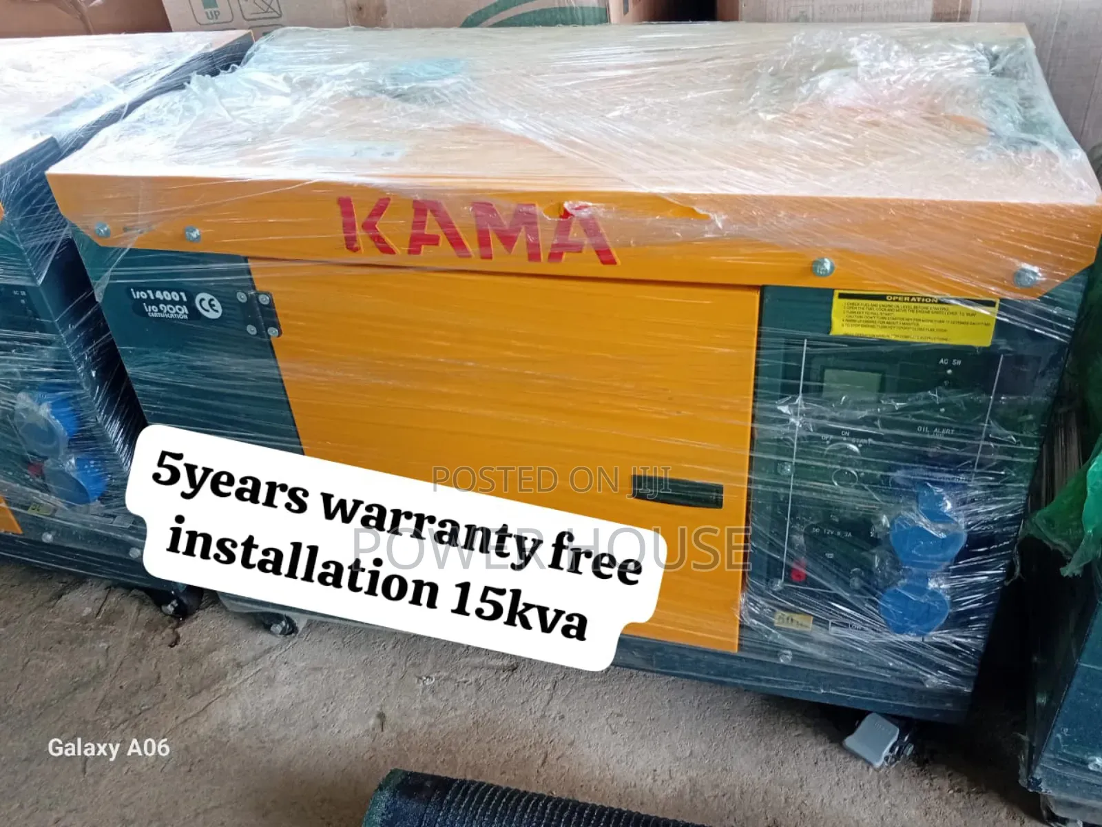 Solara Pulse Kama Diesel Generator 15kva 16500watts 15kva