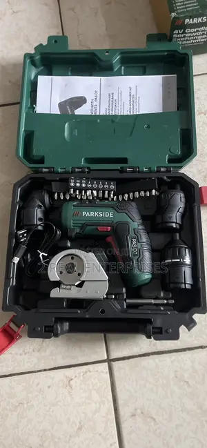Parkside 4v Cordless Screwdriver With Exchangeable Parts