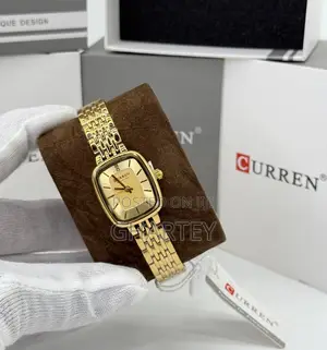 Curren Luxury Square Face Bracelet Watch || for Women