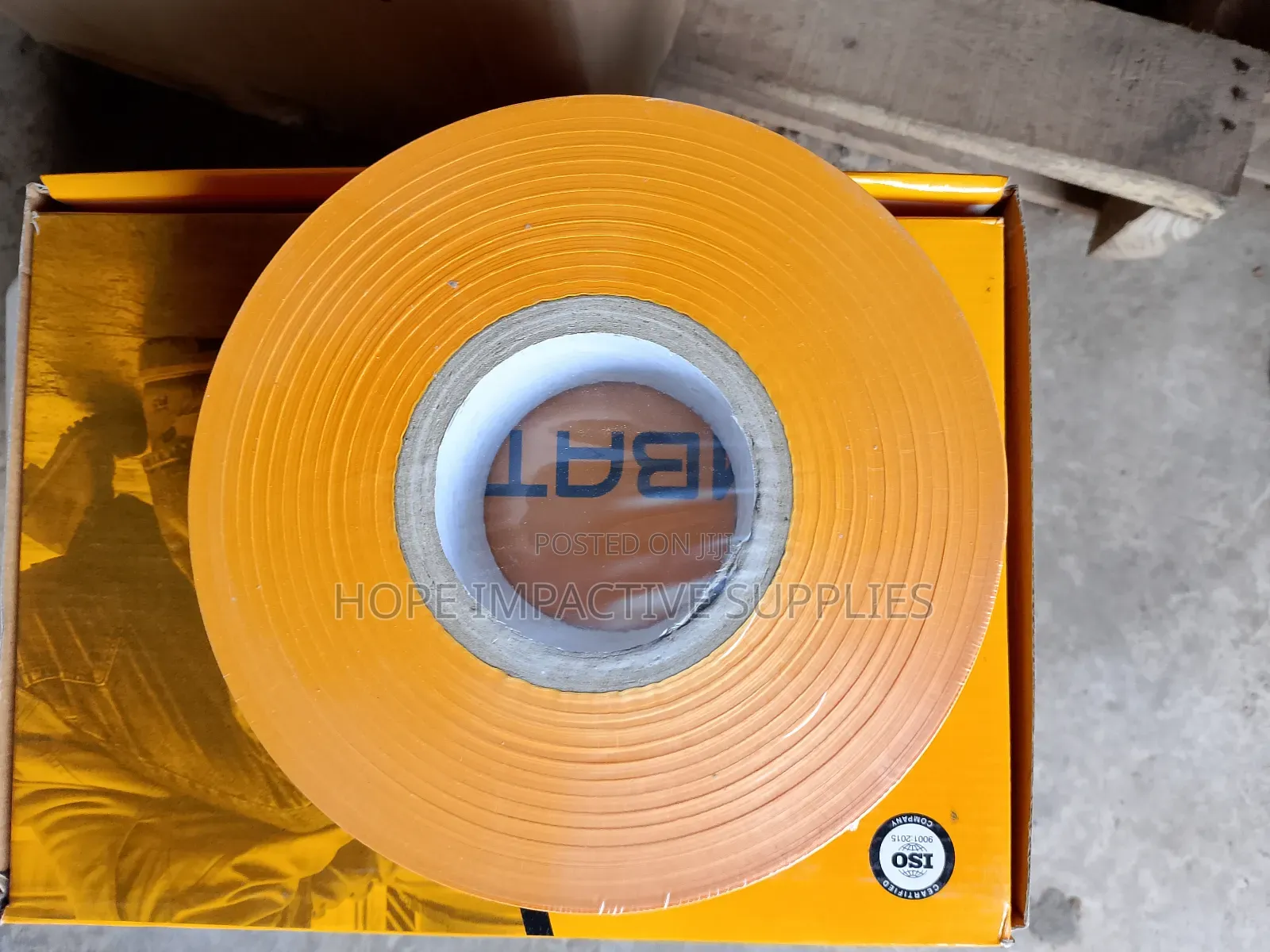 Caution Tape Yellow And Black - (500m)