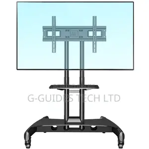 Fits 32” - 75” Movable Tv Stand Heavy Duty With Shelf