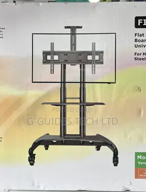 Fits 32” - 75” Movable Tv Stand Heavy Duty With Shelf