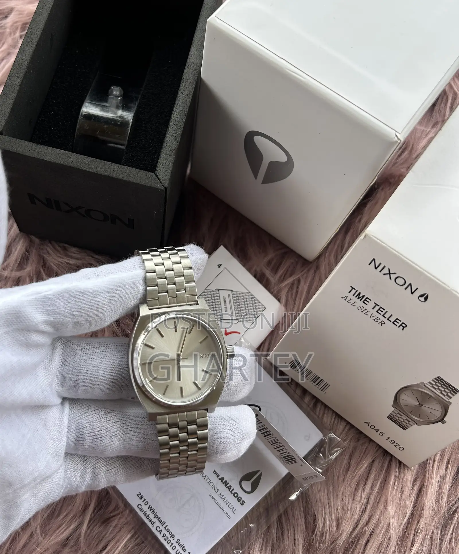 Nixon Watch || Silver Time Teller Edition