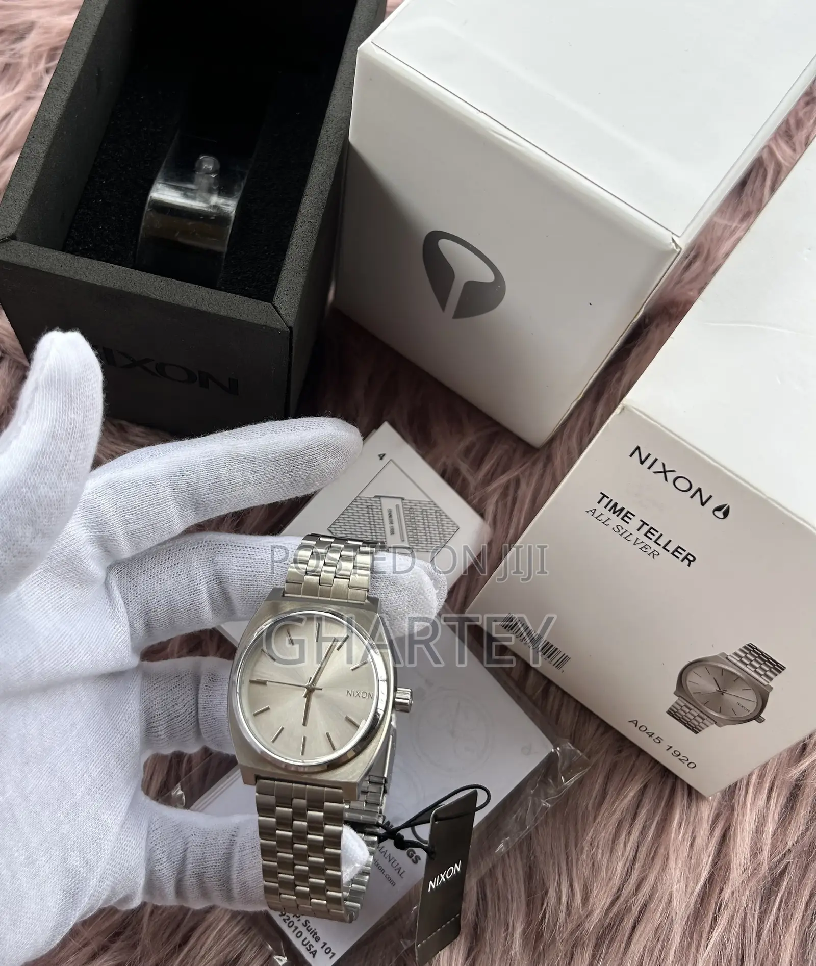 Nixon Watch || Silver Time Teller Edition