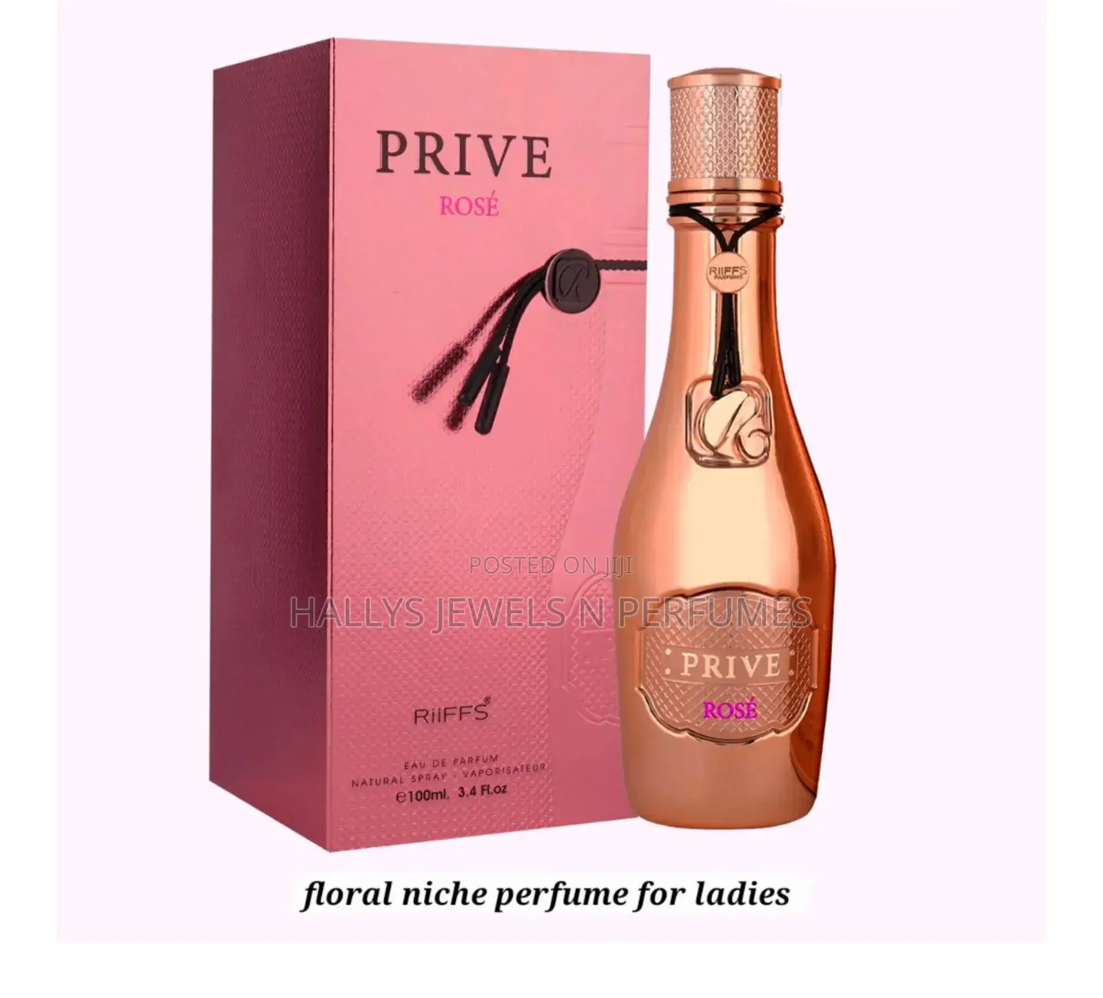 Prive Rose Perfume by Riiffs, 100ml, Women's