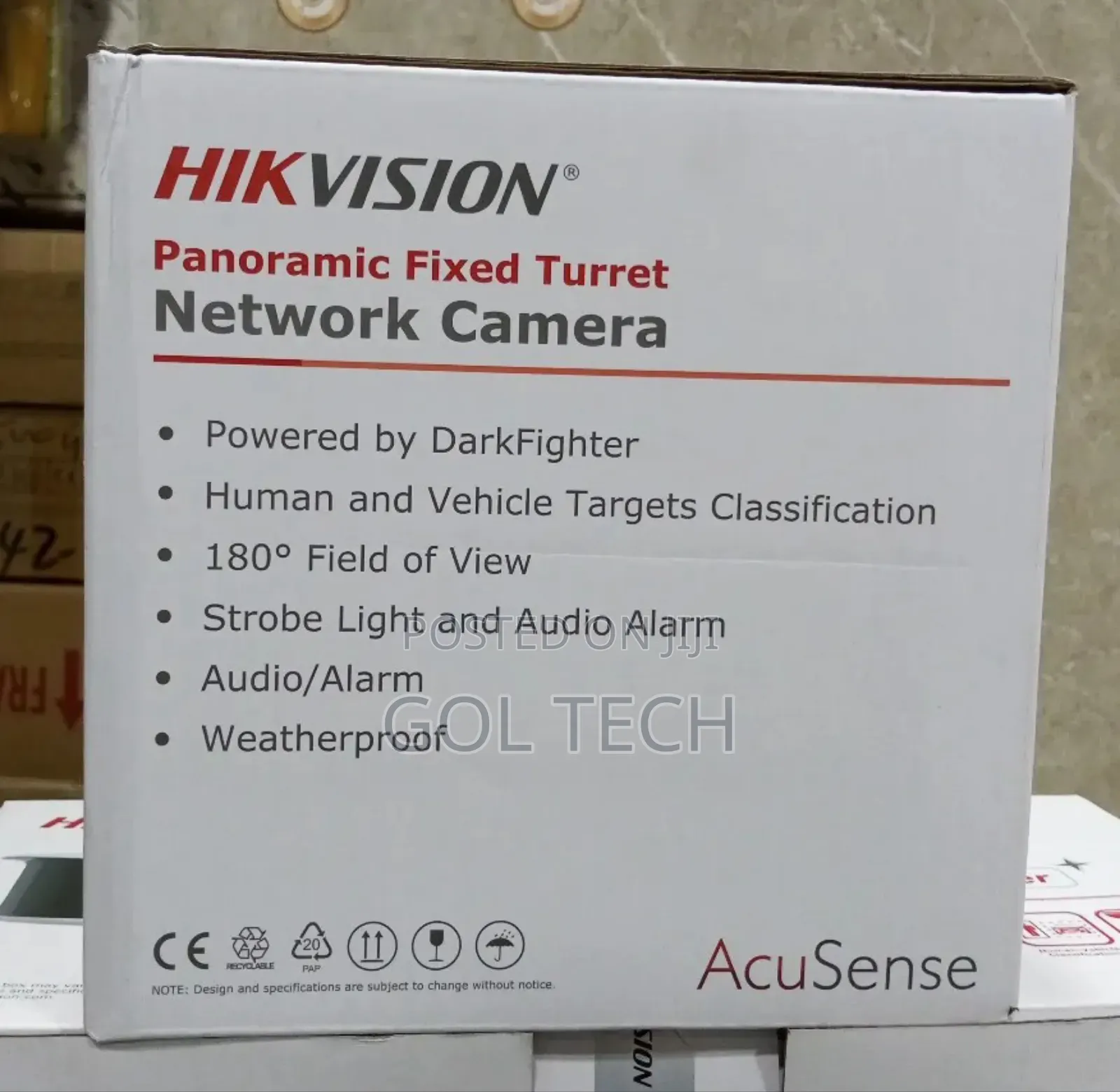 Hikvision 4mp Ip Panoramic Fixed Turret Network Camera