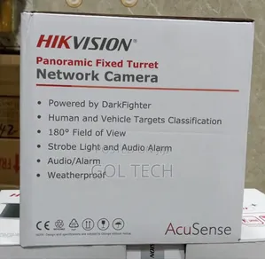 Hikvision 4mp Ip Panoramic Fixed Turret Network Camera