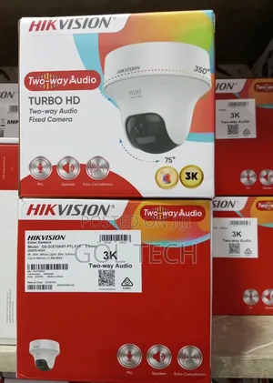Hikvision or 5mp 2way Audio Camera Analog With Siren