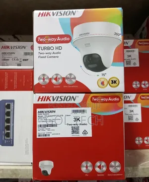 Hikvision or 5mp 2way Audio Camera Analog With Siren
