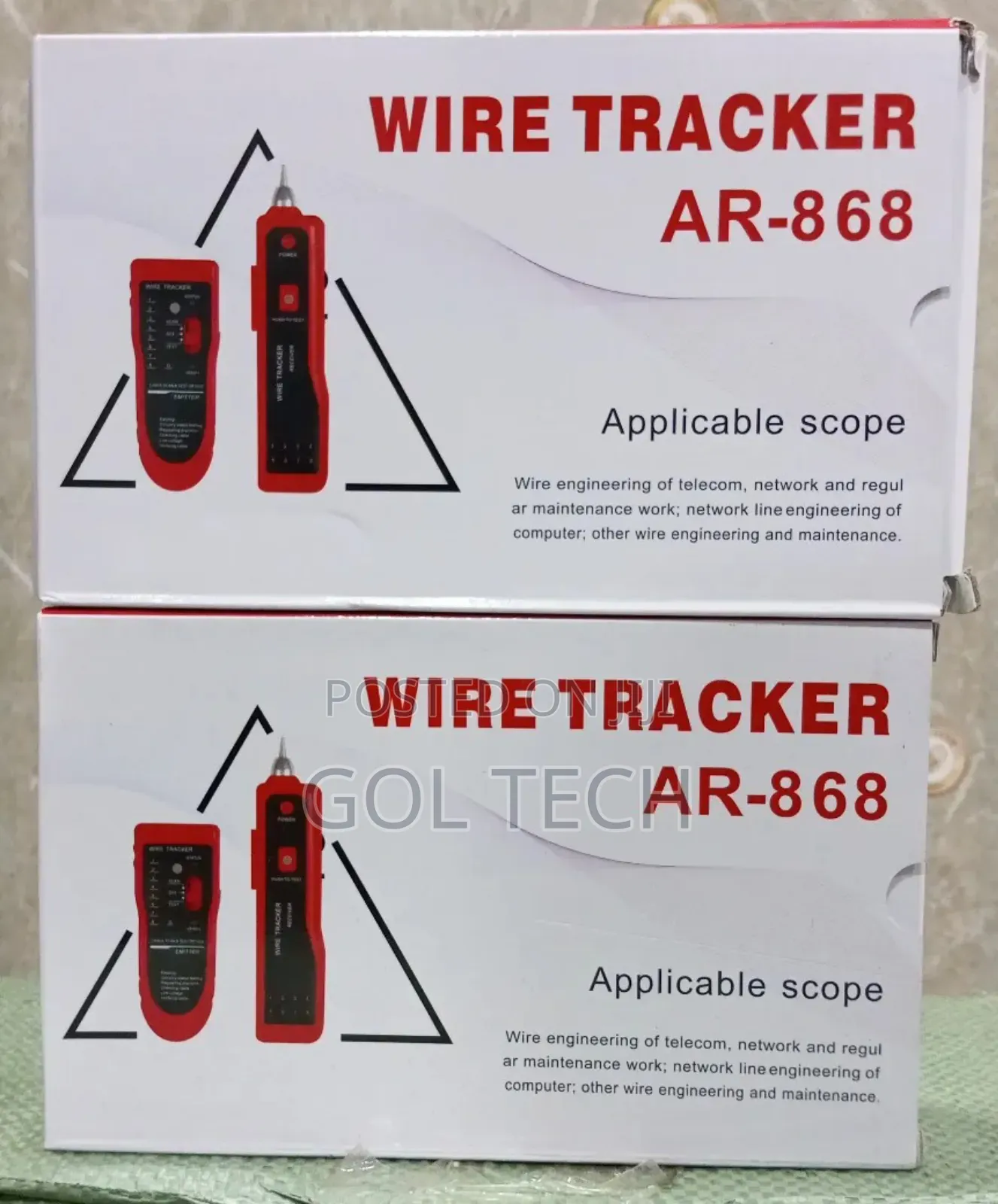 Network Cable Tester Ar-868 Wire Tracker or Tone Tracer