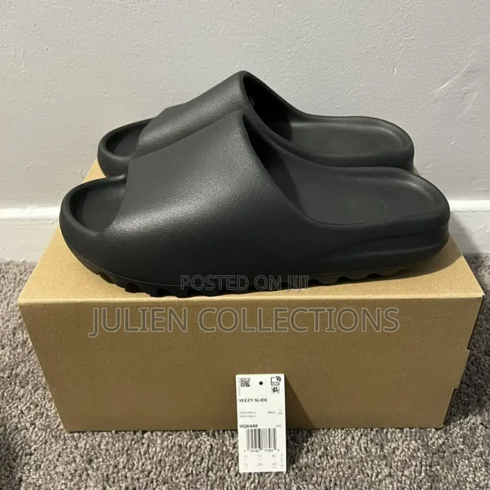 Adidas Yeezy Slides All Black