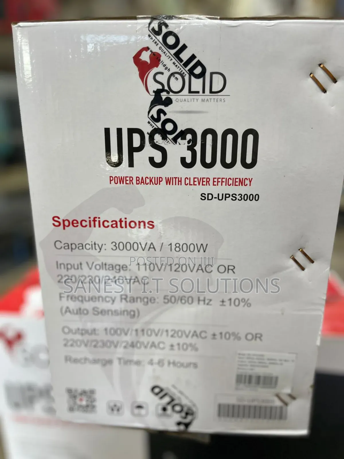 Uninterrupted Power Supply 3000va 1800watts 3kva Ups