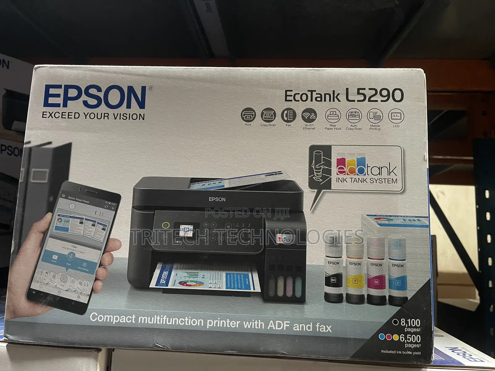 Epson Ecotank L5290 A4 All-in-One Printer Wifi With Adf