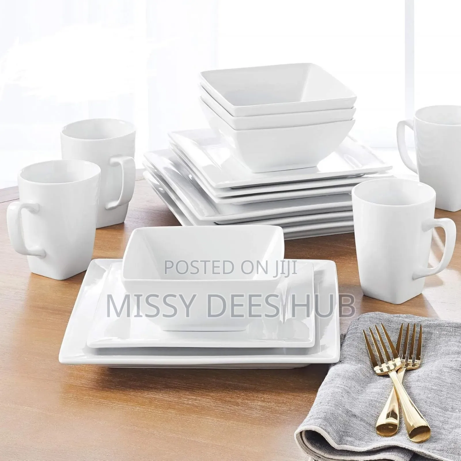 16pcs Square Dinner Set