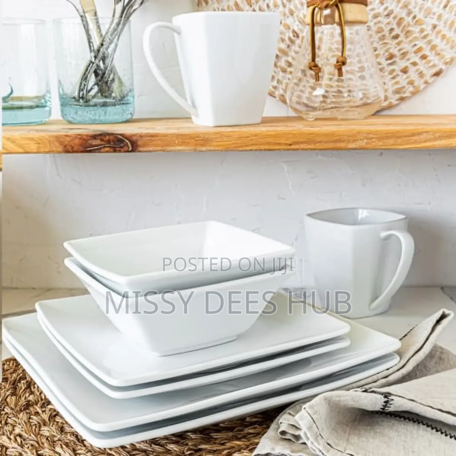 16pcs Square Dinner Set