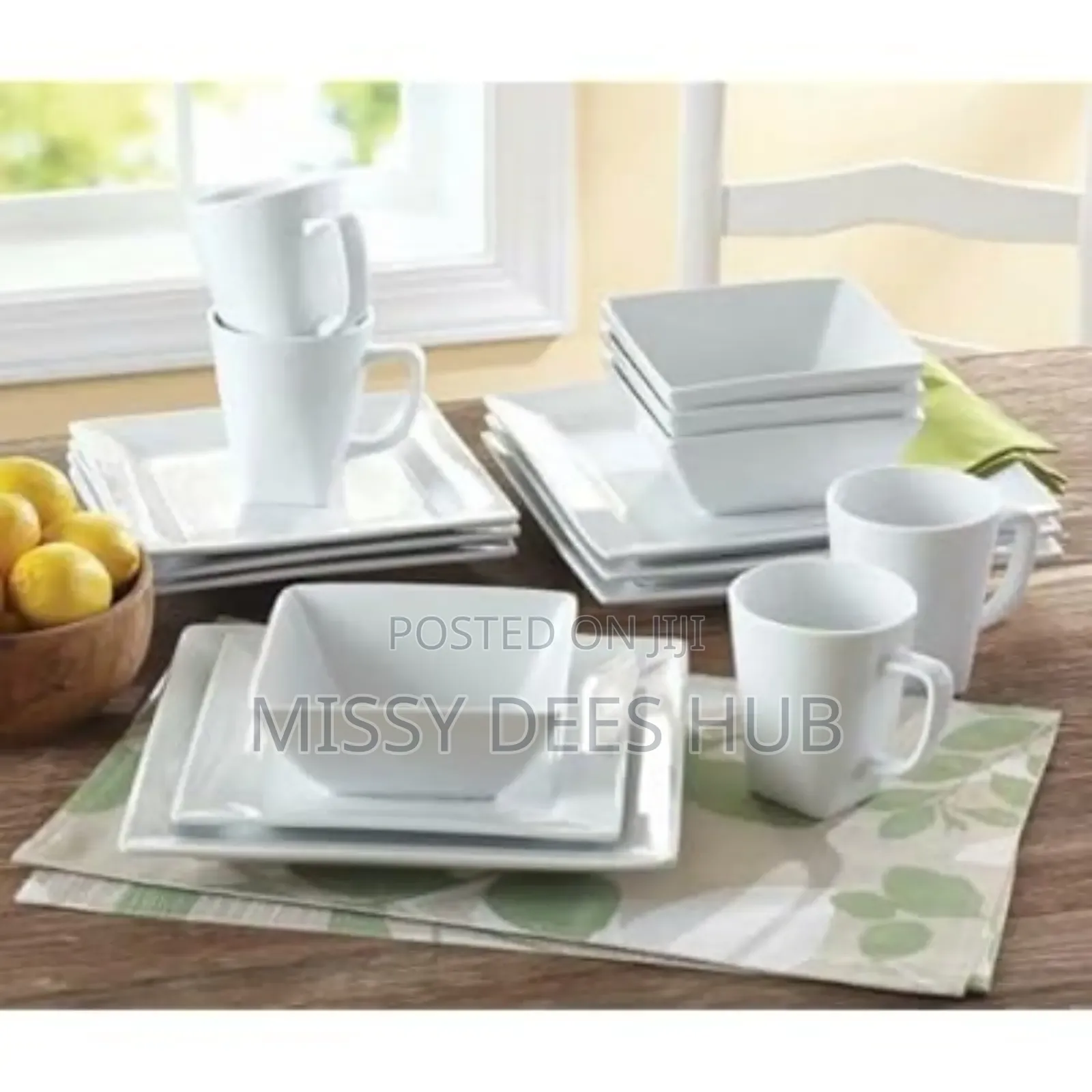 16pcs Square Dinner Set