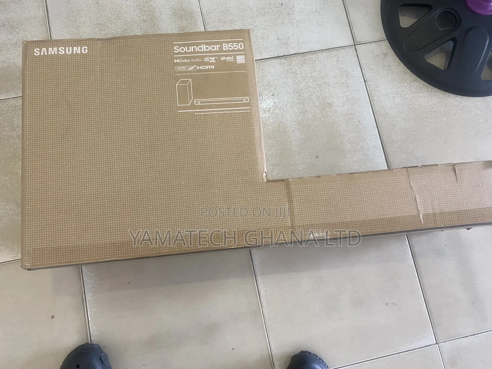 Original Samsung Wireless Soundbar With Woofer Hw-B550 Model