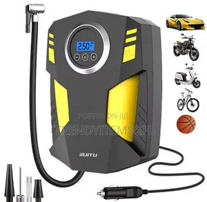 Digital Display Air Compressor Car Tyre Inflatable Pump