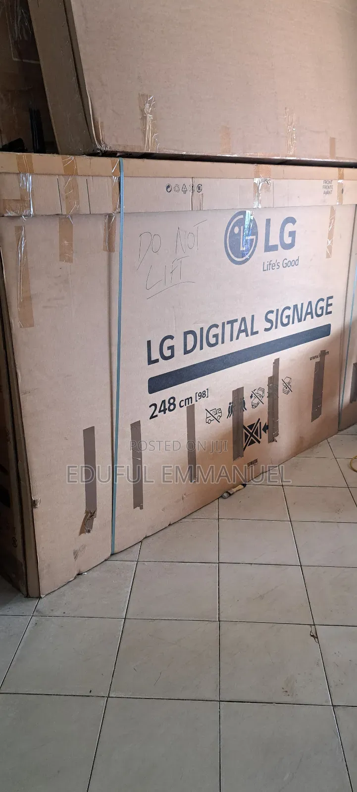 Lg 98" Uhd Premium Large Signage Digitsl Display Ips