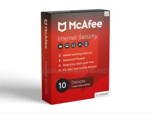 McAfee Internet Security 2025 - 10 Device 1year Anti Virus