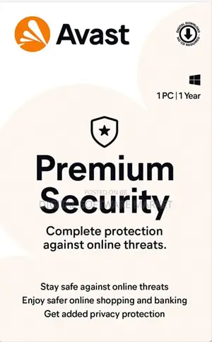 Avast Premium Security 1 Device 1 Year Windows/Mac/Etc