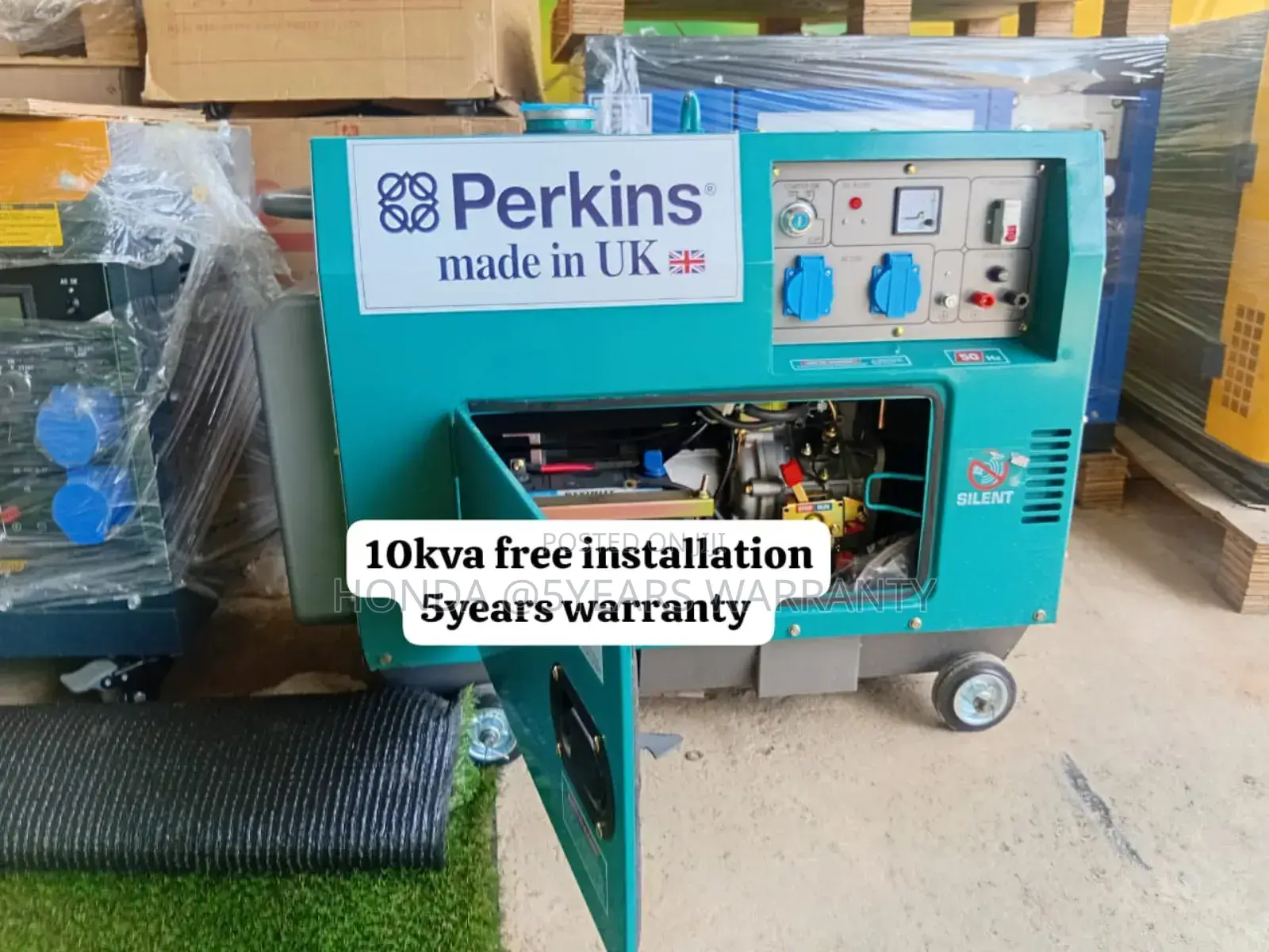 Zero Emission Gen 10kva Perkins Diesel Generator 10kva