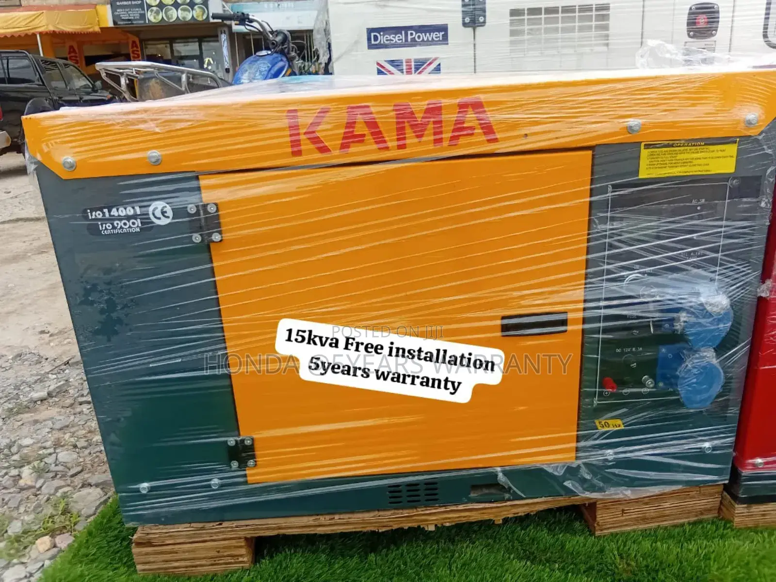 Manual Start Gen Kama 15kva 16500wax Diesel 15kva 16500watts