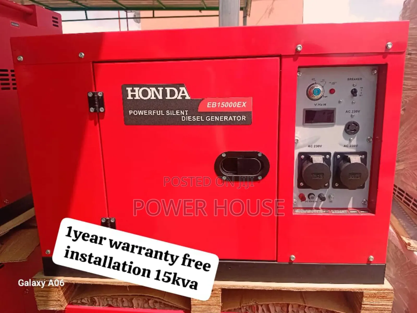 Vanta Vault Honda Diesel Generator 15kva 16500watts 15kva