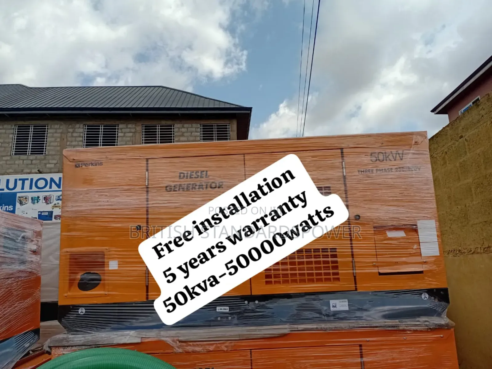 Result Oriented 50kva Silent Diesel Generator Silent