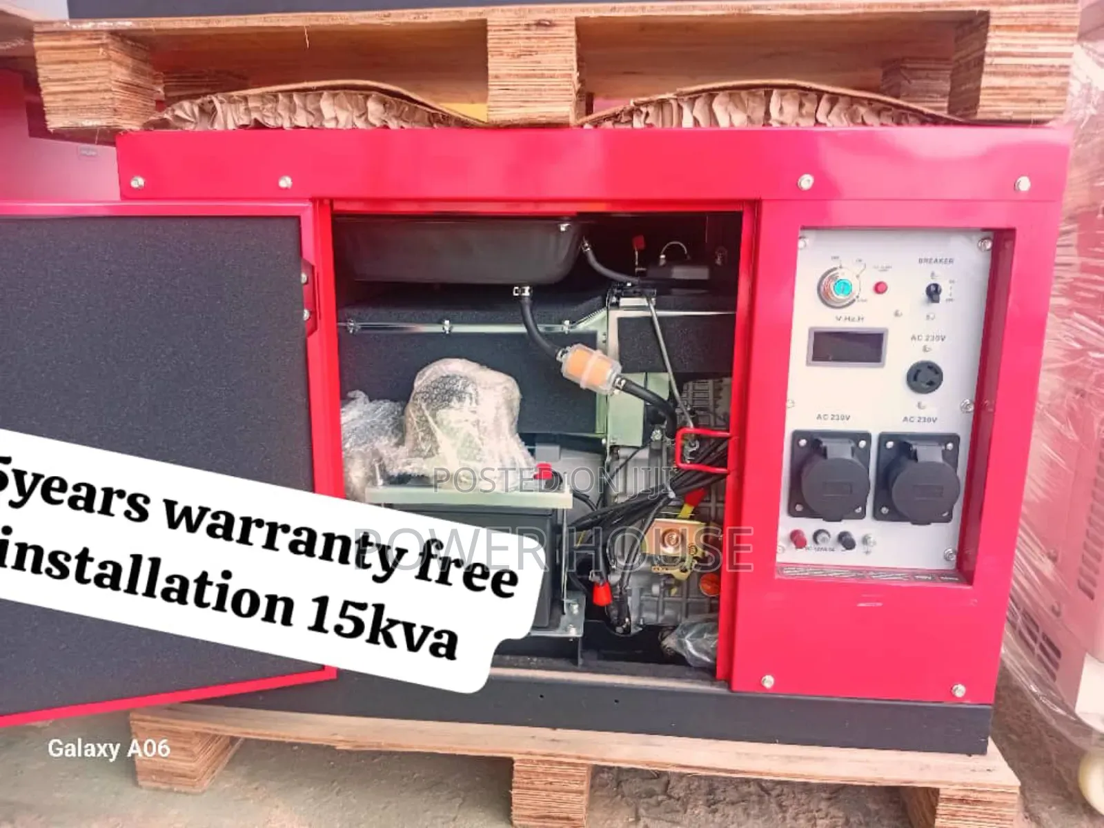 Vortex Link Honda 16500watts 15kva Diesel Generator 15kva