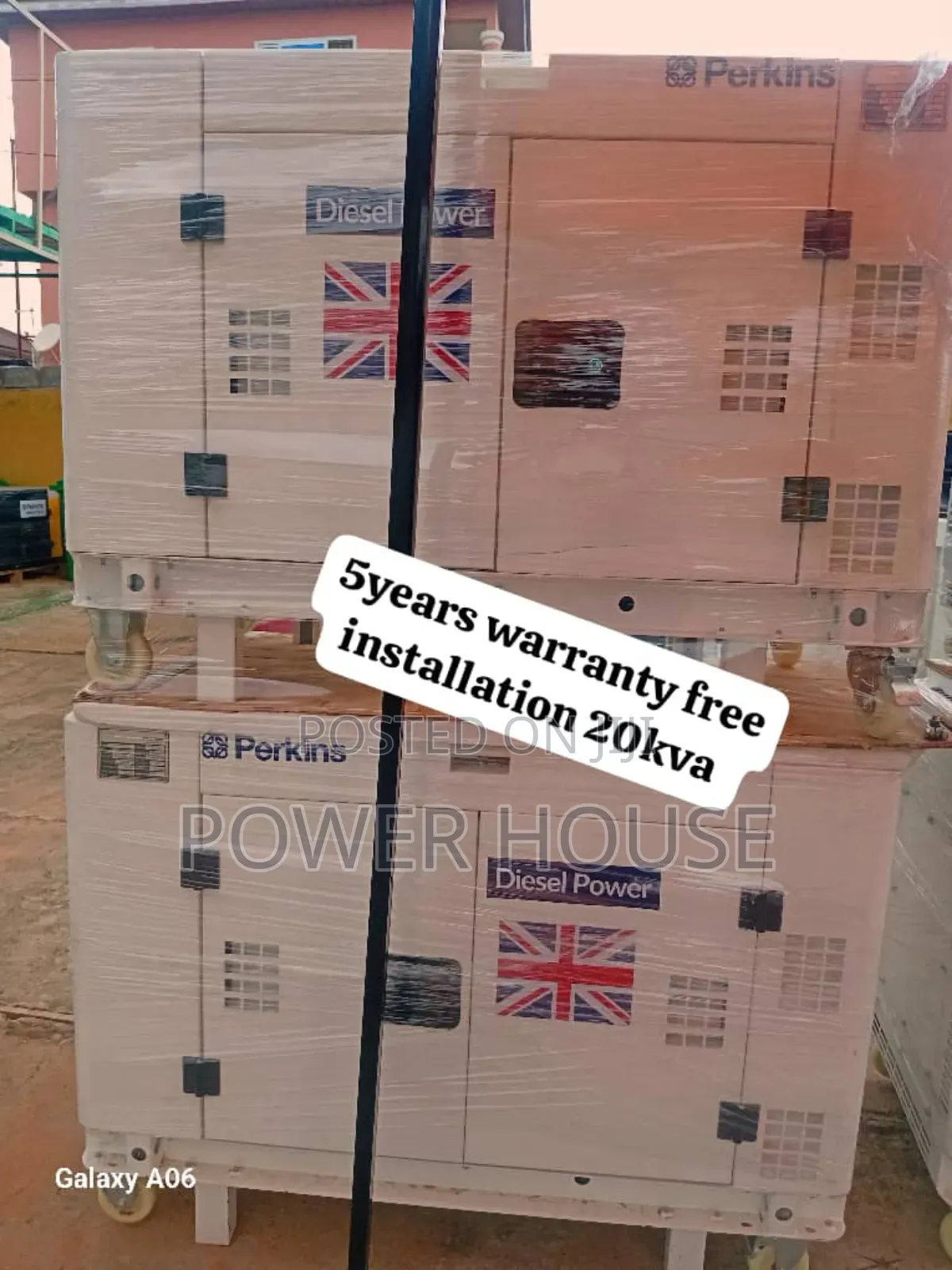 Vortex Shield 20kva Diesel Generator Perkins 20kva