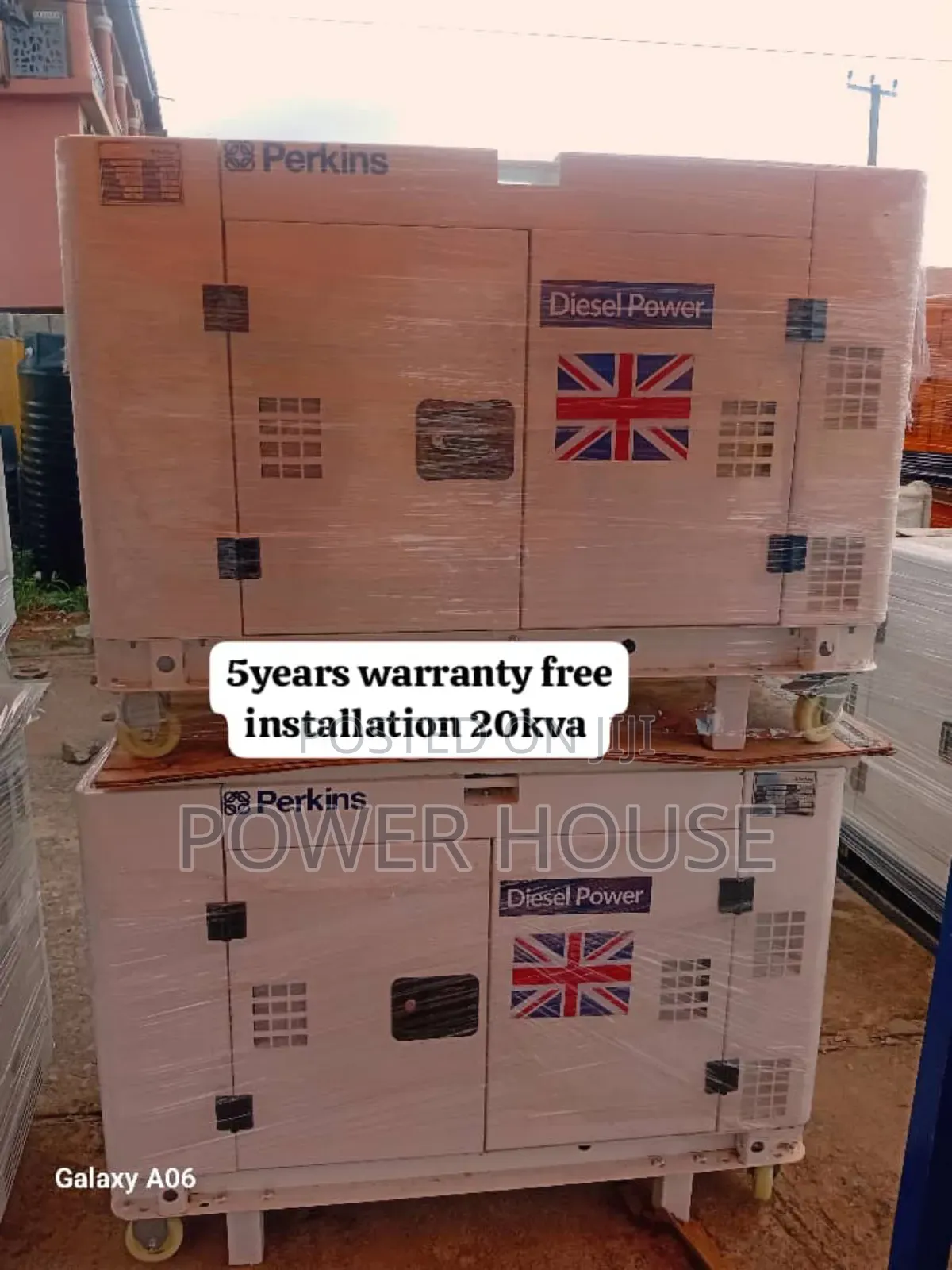 Vortex Unit 20kva Perkins Generator Diesel 20kva