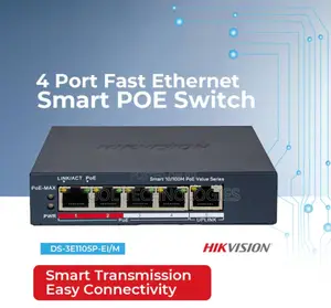 Hikvision Smart Managed Poe Switch Ds-3e1105p-Ei/M