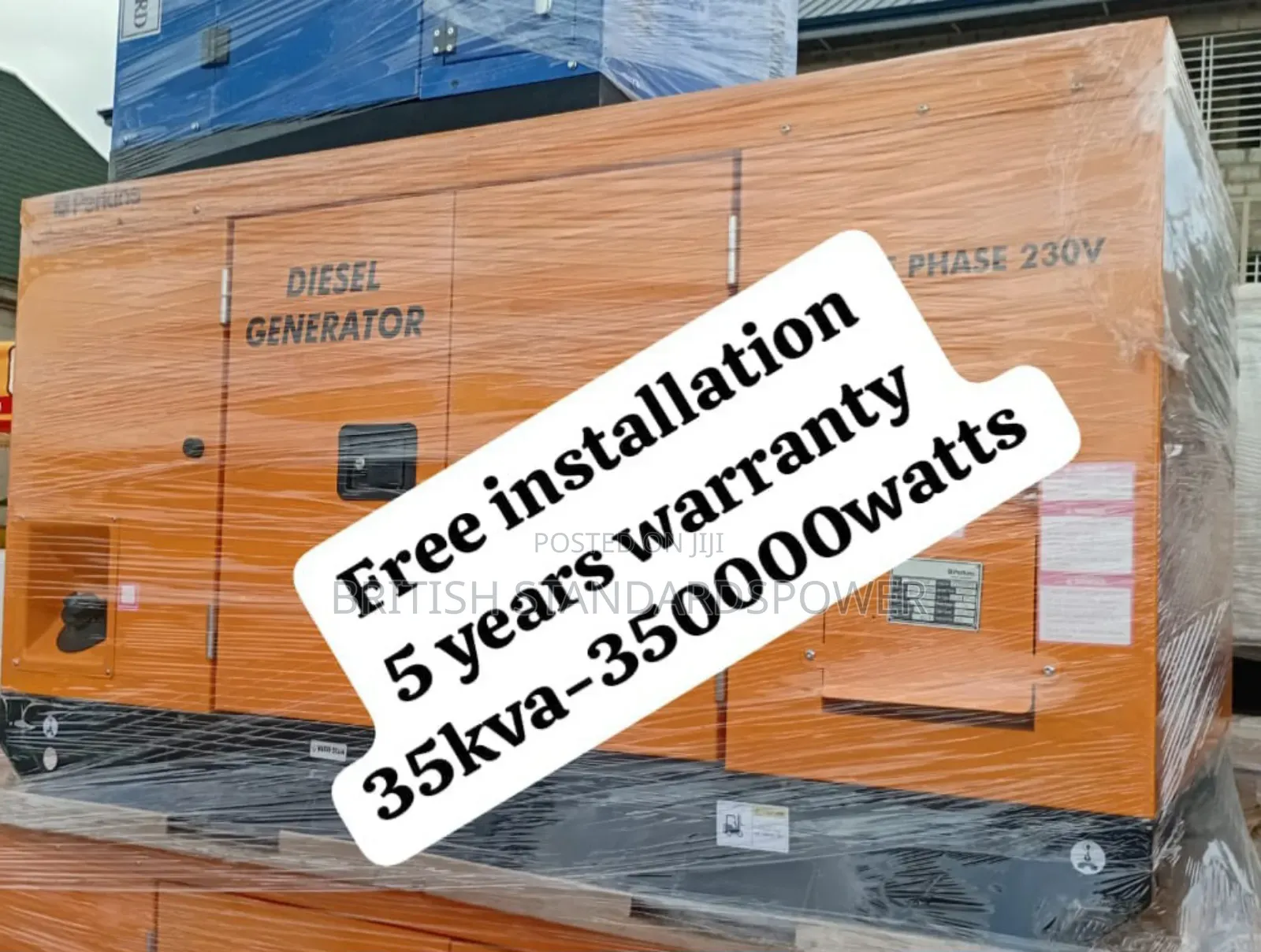 Sustainable Solutions 35kva Silent Diesel Generator Set