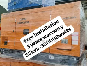 Sustainable Solutions 35kva Silent Diesel Generator Set