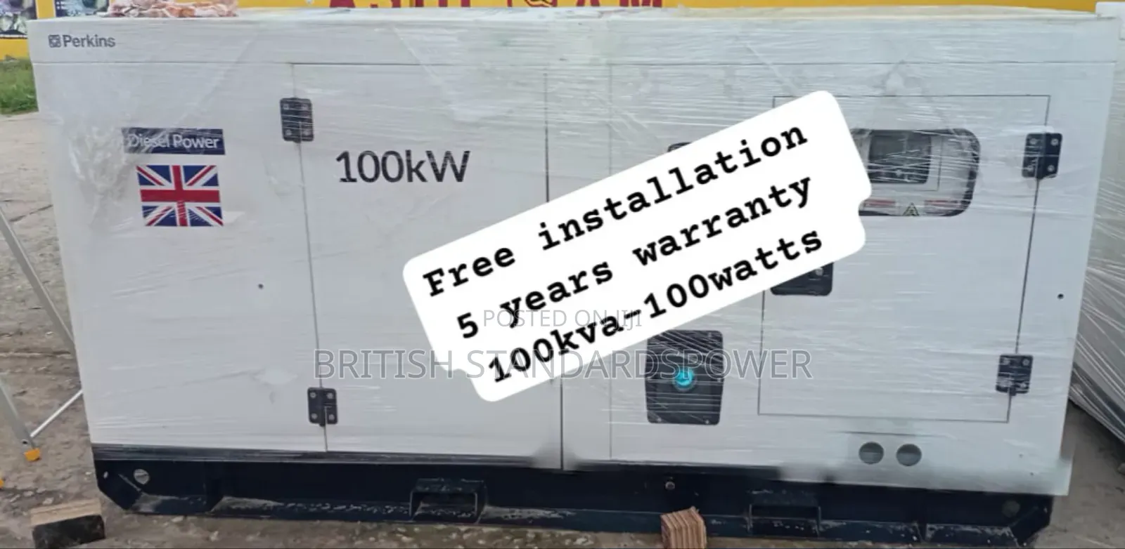 Backup Power 100kva Silent Diesel Generator