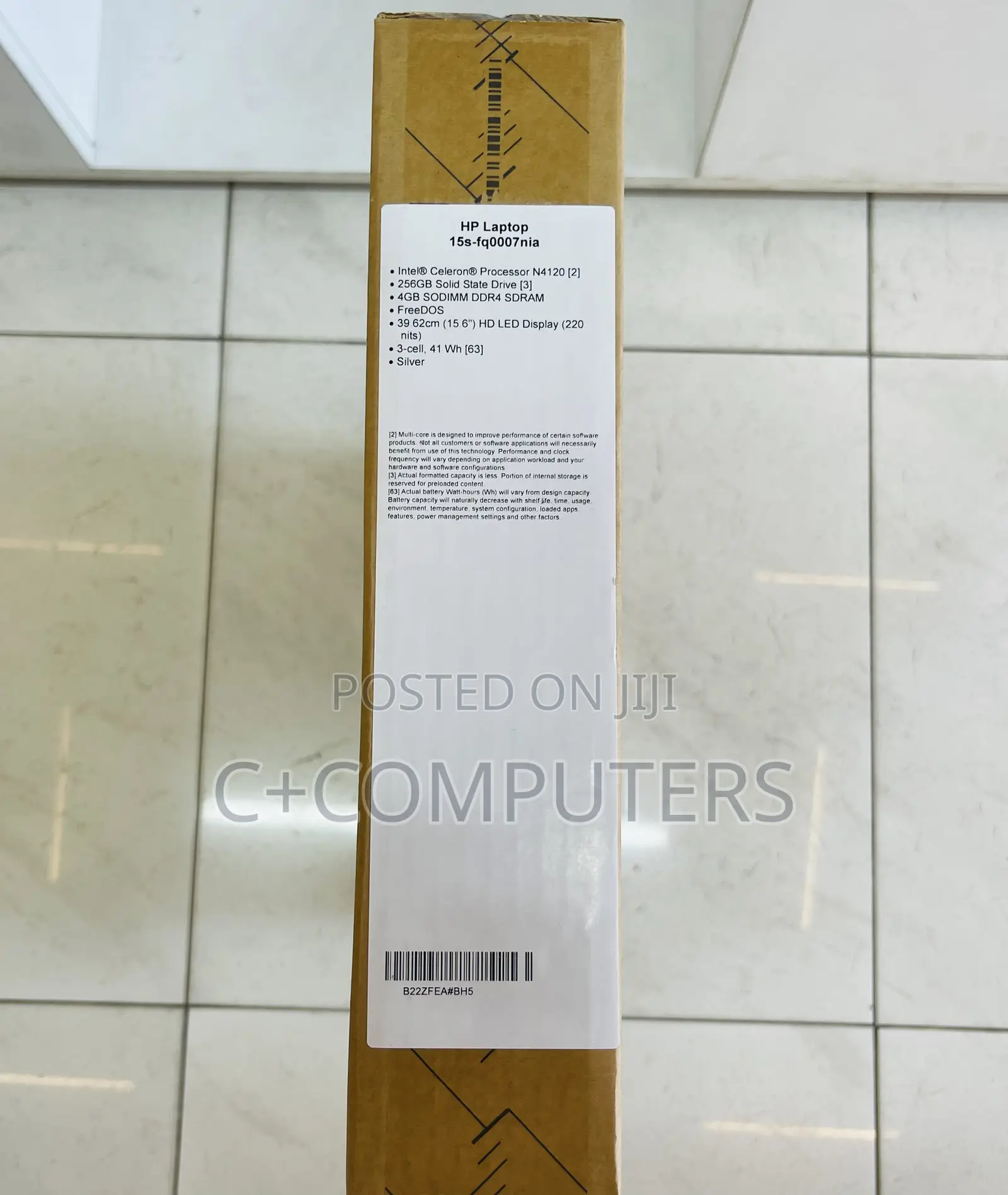 New Laptop HP 15s 4GB Intel Celeron SSD 256GB