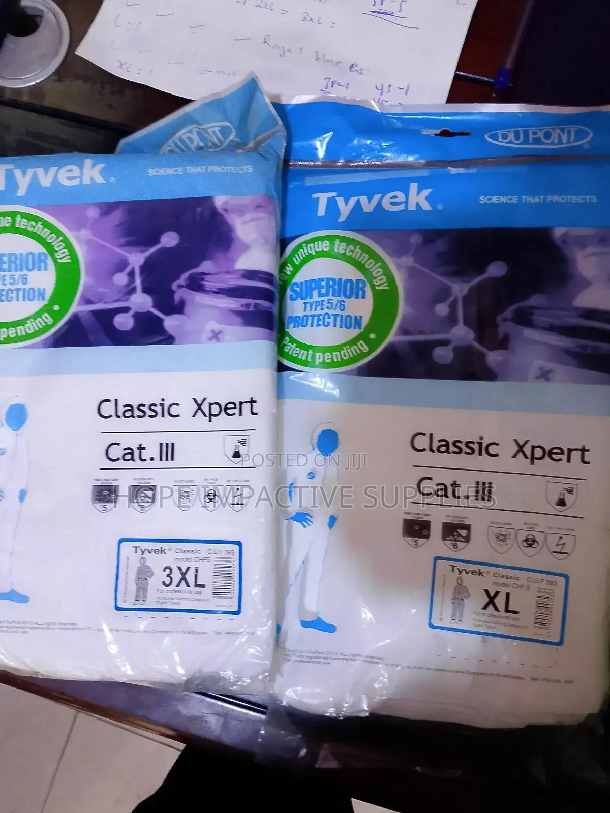 Dupont* Tyvek Disposable Overall.